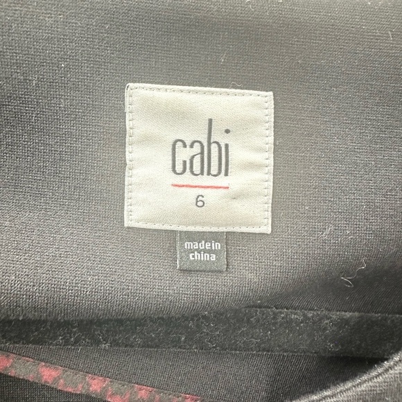 CABI Agency peplum #3549 woman black Ponte career 90’s structured blazer 6 - Picture 9 of 12